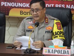 Kapolda Aceh: Harta Kekayaan Para Pelaku Narkoba Harus Ditelusuri