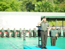 Dandim 0117/Aceh Tamiang Pimpin Upacara Bendera Rutin Setiap Hari Senin
