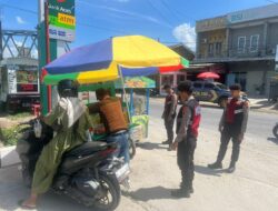 Unit URC Sat Samapta Polres Aceh Tamiang Laksanakan Patroli Dialogis Untuk Ciptakan Situasi Yang Aman dan Kondusif