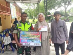 Wujud Peran Aktif, Babinsa Dampingi Penyaluran BLT Dana Desa