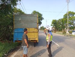 Berikan Teguran Secara Humanis, Satlantas Polres Aceh Tamiang Laksanakan Patroli Dikawasan Jalur KTL ( Kawasan Tertib Berlalulintas )