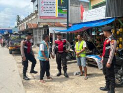 Pastikan Situasi Yang Aman dan Kondusif, Unit URC Sat Samapta Polres Aceh Tamiang Laksanakan Patroli Dialogis