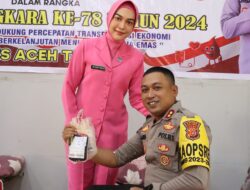 Dalam Rangka Hari Bhayangkara ke-78, Polres Aceh Tamiang Gelar Bakti Kesehatan Donor Darah