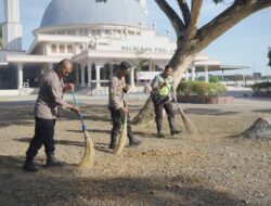 Menyambut hari Bhayangkara ke – 78, polres Pidie Gelar bakti sosial dan saluran kan sembako untuk masyarakat kurang mampu