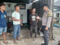 Personel Polsek Seruway Sosialisasikan Saber Pungli Cegah Praktek Pungli