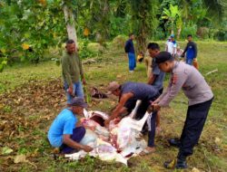 Personel Polsek Bendahara Sambang Warga Jalin Kemitraan dan Jaga Harkamtibmas