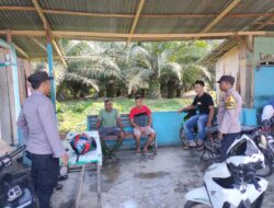 Sambang Warga, Polsek Karang Baru Pererat Silaturahmi Bersama Masyarakat