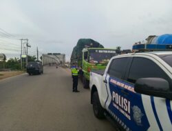 Berikan Teguran Secara Humanis, Satlantas Polres Aceh Tamiang Laksanakan Patroli Dikawasan Jalur KTL ( Kawasan Tertib Berlalulintas )