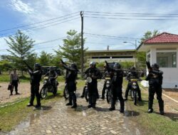 Simulasi Pengamanan PSSU: Polres Pidie Jaya Jamin Demokrasi Aman