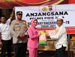 Polres Pidie Jaya Gelar Anjangsana dan Bhakti Kesehatan Sambut Hari Bhayangkara ke-78