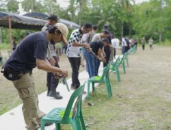 Sambut Hari Bhayangkara Ke-78, Polres Pidie Ajak Wartawan Ikut Lomba Menembak