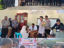 Sambut Hari Bhayangkara ke-78, Polres Aceh Selatan Gelar Bakti Kesehatan