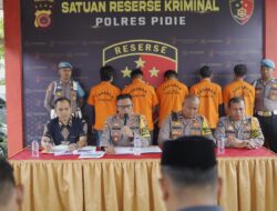 Polres Pidie Tangkap Pelaku Judi Online