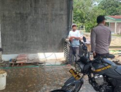 Personel Polsek Bendahara Sambang Warga Jalin Kemitraan dan Jaga Harkamtibmas