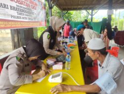 Hari Bhayangkara ke-78, Polres Aceh Timur Gelar Kegiatan Bakti Kesehatan bagi Warga Pedalaman