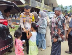 Anak anak dan Ibu Hamil di Pedalaman Mendapat Pelayanan Stunting di Hari Bhayangkara Ke-78 Polres Aceh Timur