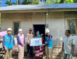 HUT Bhayangkara ke-78: Polres dan PLN Pasang Listrik Gratis di Pidie Jaya