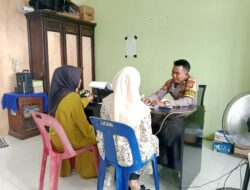 Bhabinkamtibmas Polsek Kuala Simpang Sambang Warga Jalin Kemitraan dan Jaga Harkamtibmas
