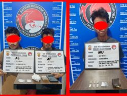 Satresnarkoba Polres Aceh Timur Aman 3 Pelaku Penyalahgunaan Narkotika, 9 Paket Sabu Disita