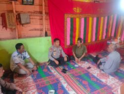 Peduli Terhadap Masyarakat, Polsek Trumon Timur Laksanakan Kegiatan Takziah ke rumah Warga.