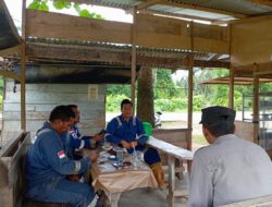 Personel Polsek Rantau Sambang Warga Jalin Kemitraan dan Jaga Harkamtibmas