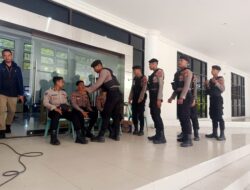 Polres Pidie Jaya Maksimalkan Keamanan Hari Kedua Penghitungan Ulang Surat Suara