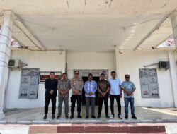 Kapolres Aceh Timur Bersama Pj. Bupati Pantau Langsung Rapat Pleno PUSS Tingkat Kabupaten di Kantor KIP