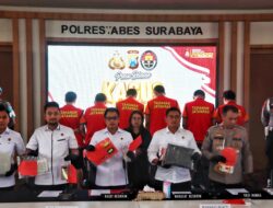 Polrestabes Surabaya Tangkap Bandar Slot Royal Dream