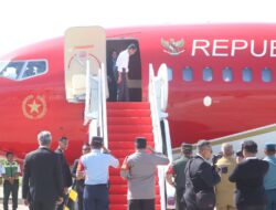 Kapolda Aceh Bersama Pejabat Forkopimda Aceh Sambut Presiden RI Di Bandara SIM