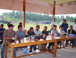 Kapolres Pidie Jaya AKBP Ahmad Faisal Pasaribu Silaturrahmi dan Gelar Konferensi Pers Perdana dengan Awak Media