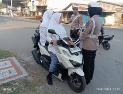Edukasi Humanis dalam Optimalisasi Keselamatan Berkendara: Upaya Satlantas Polres Pidie Jaya