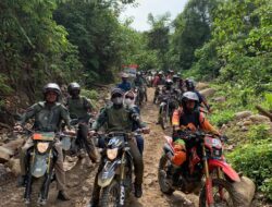 Touring Wisata, Dandim Aceh Utara Bersama Rombongan Jelajahi Destinasi Wisata Air Terjun Tujuh Bidadari.