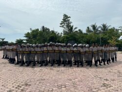 Sat Samapta Polres Pidie Jaya Siapkan Kesiagaan Maksimal Melalui Latihan Dalmas Jelang Pilkada 2024