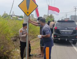 Pemasangan Bendera Merah Putih: Polsek Panteraja dan Masyarakat Meriahkan HUT RI ke-79 dengan Tema ‘Nusantara Baru, Indonesia Maju’