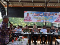 Kapolres Pidie Jaya Serap Aspirasi Tokoh Masyarakat dalam Jumat Curhat di Meureudu