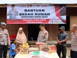 Polres Pidie Jaya Bedah Rumah: Wujud Kepedulian Sosial untuk Kesejahteraan Masyarakat
