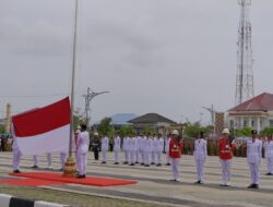 Kapolres Pidie Hadiri Upacara Peringatan HUT RI ke-79 di Kabupaten Pidie
