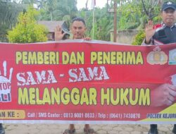 Cegah Praktek Pungli, Personel Polsek Kejuruan Muda Sosialisasikan Saber Pungli