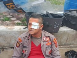 Empat Personel Polri Terluka saat Amankan Unjuk Rasa di Lhokseumawe