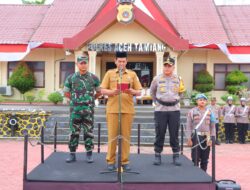 Polres Aceh Tamiang Gelar Apel Pasukan Operasi Mantap Praja Seulawah 2024