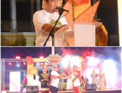 Padat … !!! Malam Puncak Penutupan Art and Food Festival DiAceh Tamiang, Disertai Kirab API PON