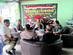 Memperkuat Sinergi Keamanan Wilayah: Kapolres Pidie Jaya Gelar Silaturahmi Strategis dengan Dandim 0102 Pidie