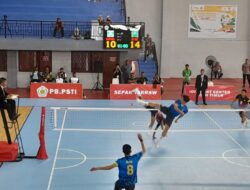 Hari Kedua PON Cabang Takraw Propinsi Sumsel Vs Propinsi Riau Skor 0-2