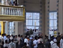 Polres Pidie Jaya Kawal Khidmat Prosesi Shalat Jenazah Tu Sop di Darul Munawwarah