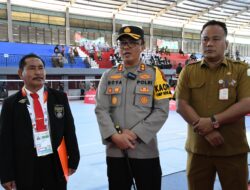 Kapolres Aceh Timur Pantau Pengamanan Cabor Sepak Takraw PON XXI