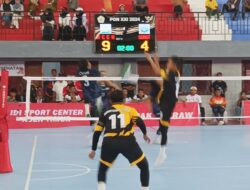 Tim Beregu  Sepak Takraw Putri Aceh Berpeluang Ke Semifinal, Regu Putra Pupus Harapan