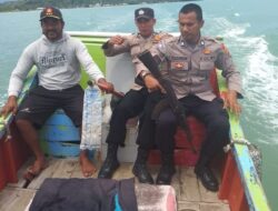 Polsek, Airud, Koramil, dan Nelayan Bersinergi Cari Nelayan Hilang di Pantai Trienggadeng