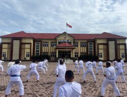 Penguatan Profesionalisme Personel, Polres Pidie Jaya Gelar Latihan Bela Diri Polri (BDP) Secara Intensif