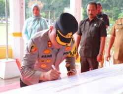 Kapolres Aceh Tamiang Hadiri Deklarasi Kampanye Damai Pilkada 2024