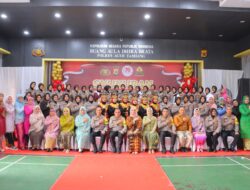 HUT ke-76 Polisi Wanita, Polres Aceh Tamiang Gelar Syukuran